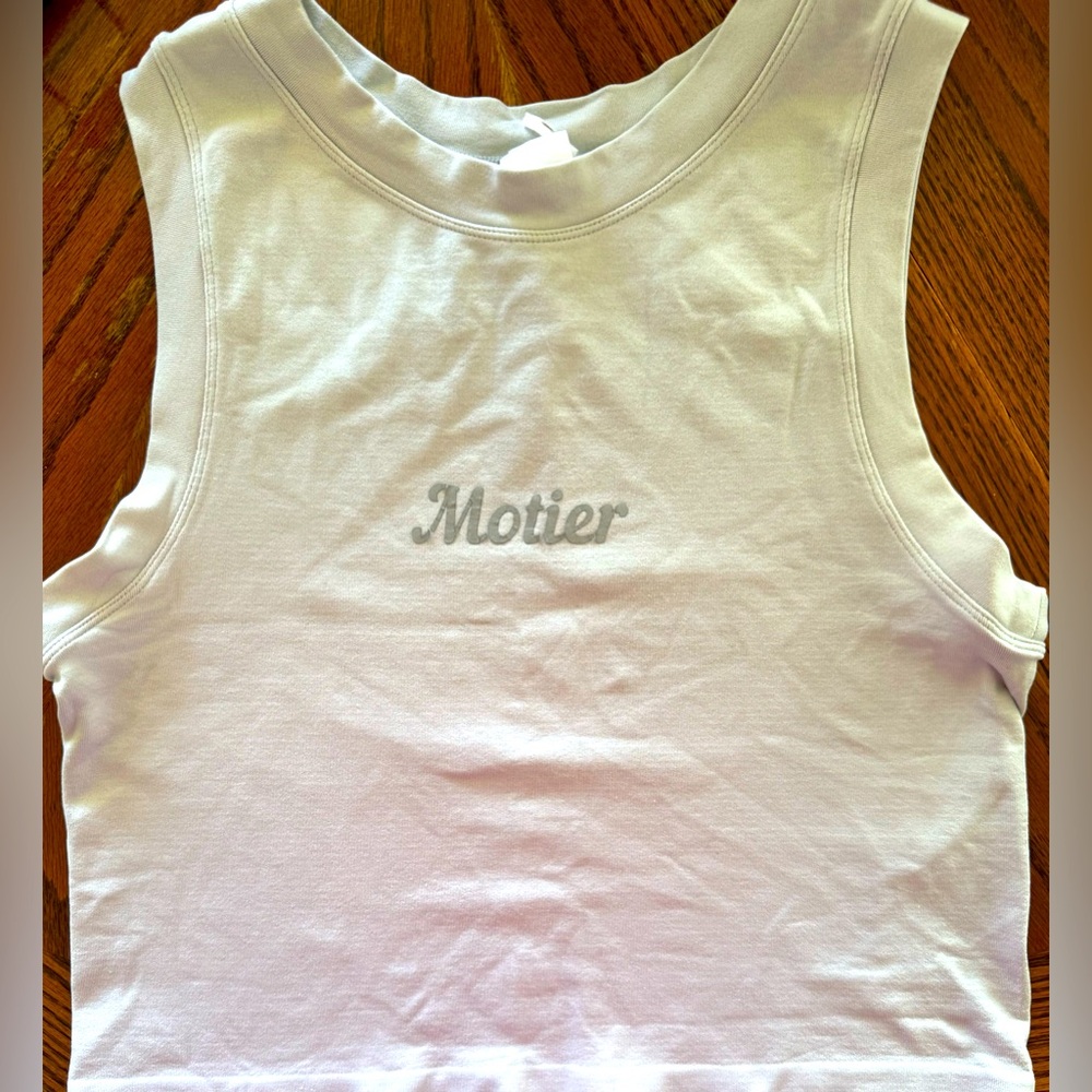 Motier grey tank top. Size small
